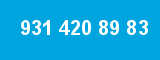 931 420 89 83 931 420 89 83